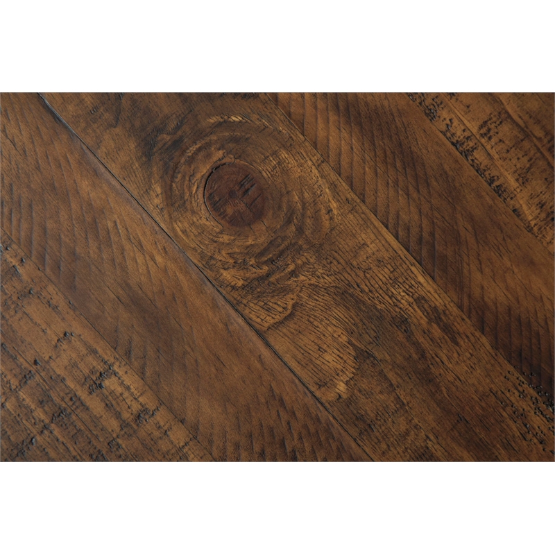 Signature Design by Ashley Valebeck Rectangular Dining Table in White and Brown