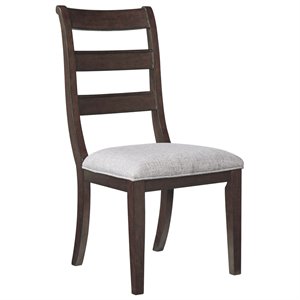 signature design by ashley adinton upholstered dining chair in brown