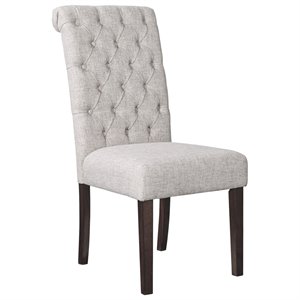 signature design by ashley adinton upholstered dining chair in brown