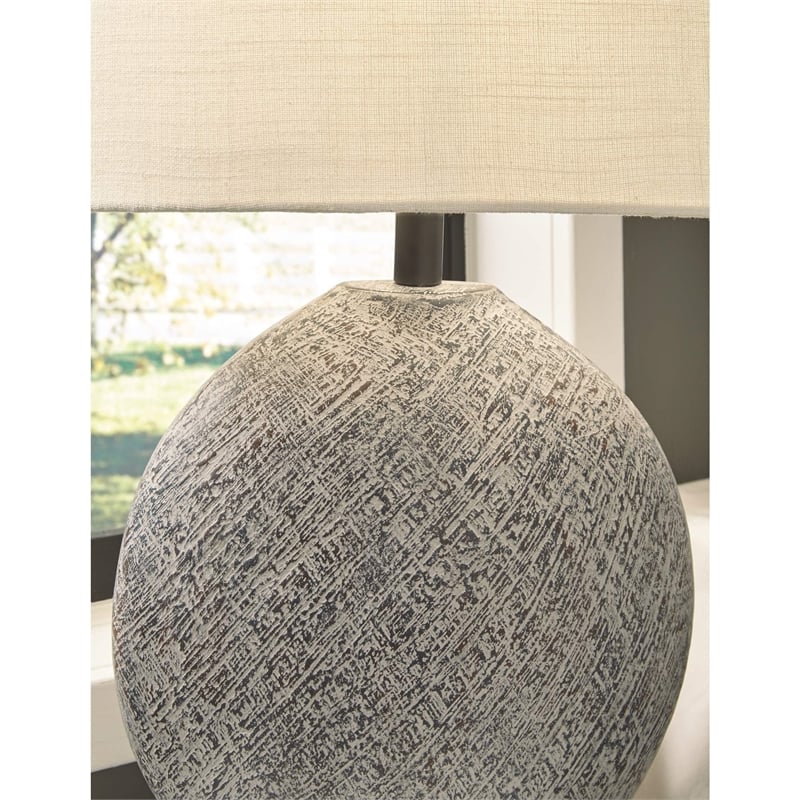 Signature Design by Ashley Harif Paper Table Lamp in Beige