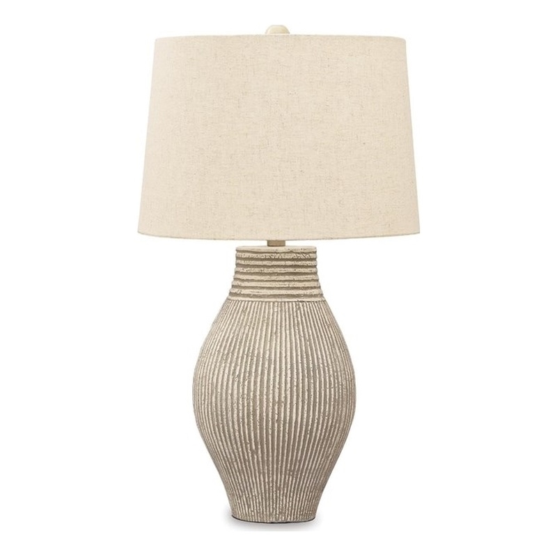 Signature Design by Ashley Layal Paper Table Lamp in Black