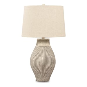 Signature Design by Ashley Layal Paper Table Lamp in Black