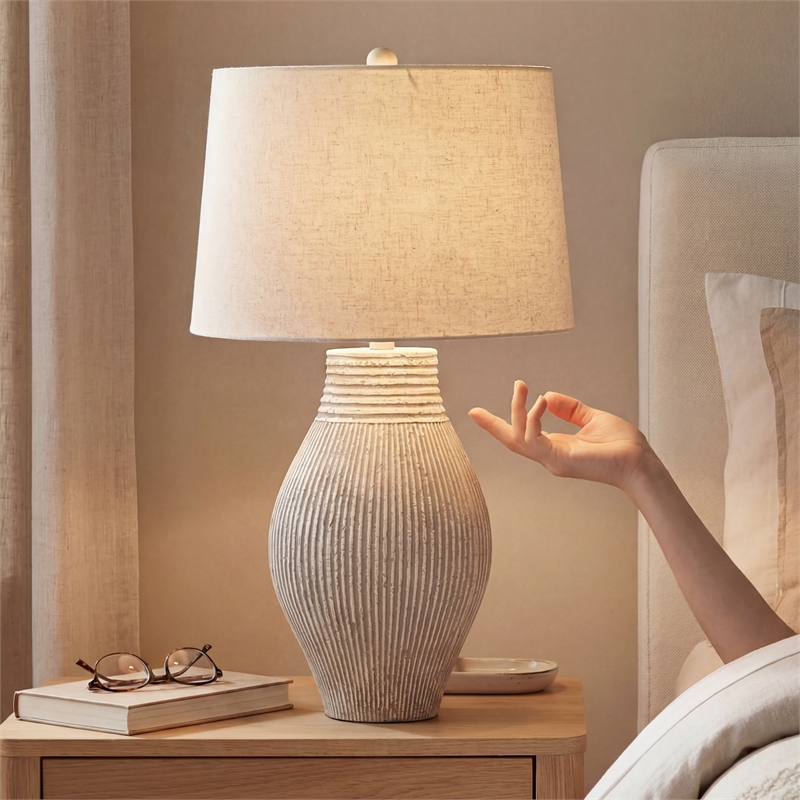 Signature Design by Ashley Layal Paper Table Lamp in Black