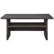 Signature Design by Ashley Easy Isle Patio Dining Table in Dark Brown and Beige