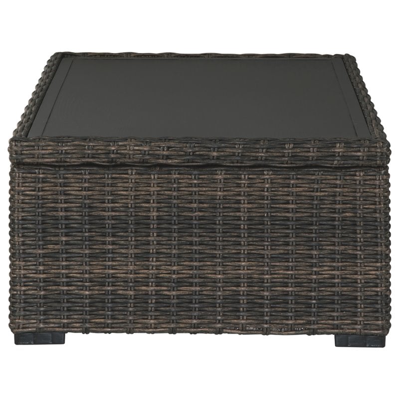 Signature Design by Ashley Grasson Lane Patio Coffee Table in Brown
