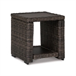 Signature Design by Ashley Grasson Lane Square Patio End Table in Brown