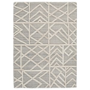 signature design by ashley karah rug in gray and ivory