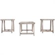Signature Design by Ashley Carynhurst 3 Piece Coffee Table Set in Whitewash