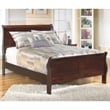 Signature Design by Ashley Alisdair Sleigh Full Bed in Warm Dark Brown