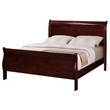 Signature Design by Ashley Alisdair Sleigh Queen Bed in Warm Dark Brown