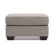 Ashley Furniture Greaves Fabric Upholstered Square Ottoman in Stone