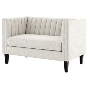ashley furniture jeanay fabric accent bench in linen