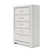 Ashley Furniture Altyra 5 Drawer Chest in White