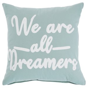 ashley furniture dreamers light green/white pillow