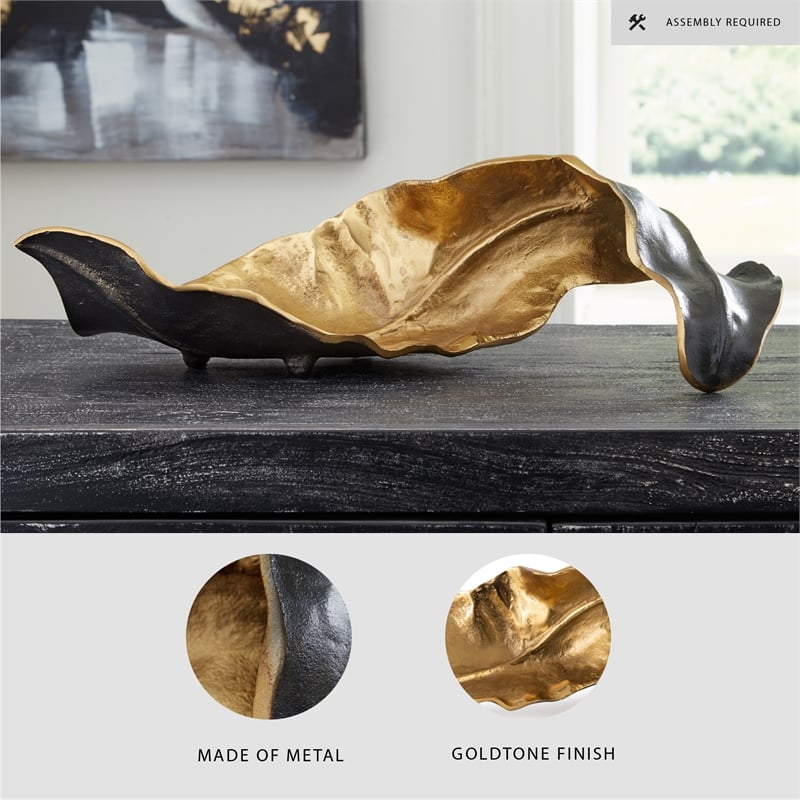 Signature Design by Ashley Melinda Black/Gold Finished Sculpture