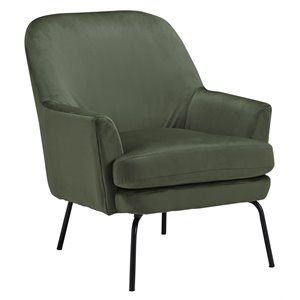 ashley furniture dericka moss green accent chair