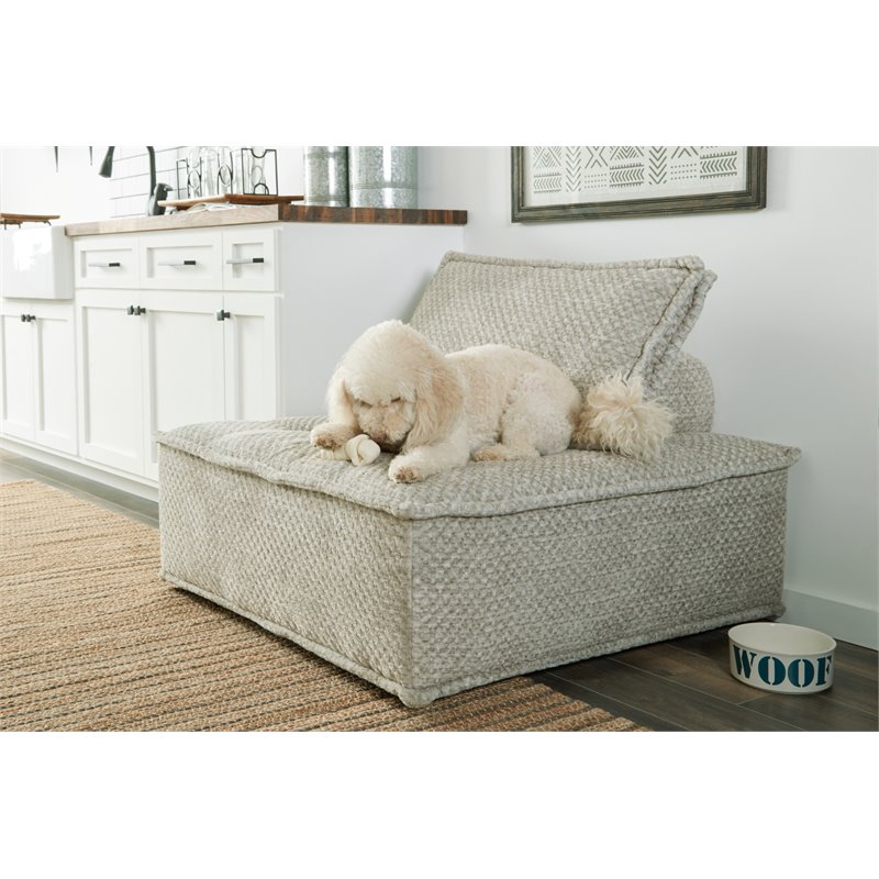 Signature Design by Ashley Bales Fabric Upholstered Accent Chair in Taupe