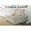 Signature Design by Ashley Bales Fabric Upholstered Accent Chair in Taupe