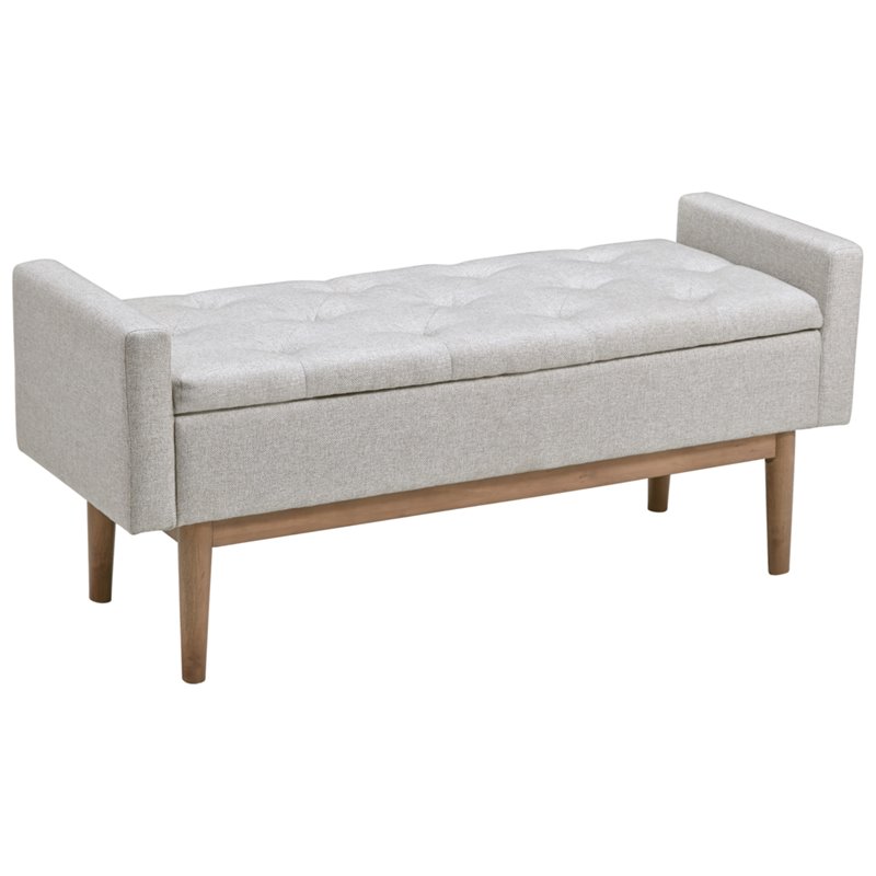 Signature Design by Ashley Briarson Beige/Brown Storage Bench