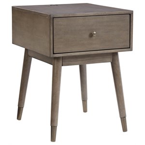 ashley furniture paulrich antique gray accent table