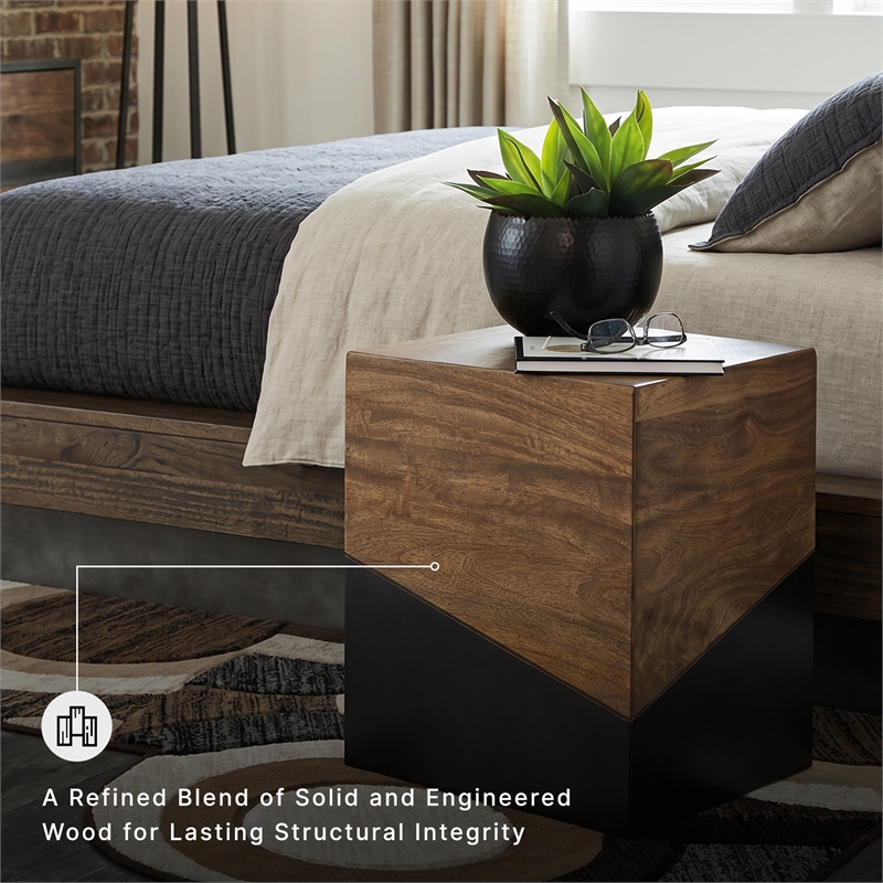 Signature Design by Ashley Trailbend Brown/Gunmetal Accent Table