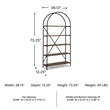 Signature Design by Ashley Galtbury Brown/Black Bookcase