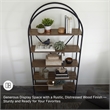 Signature Design by Ashley Galtbury Brown/Black Bookcase