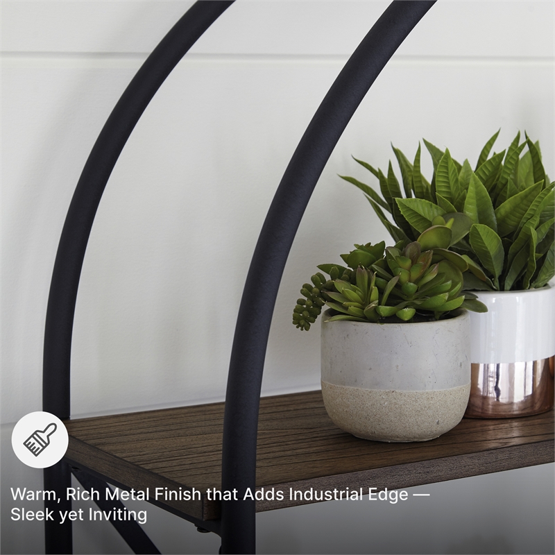 Signature Design by Ashley Galtbury Brown/Black Bookcase