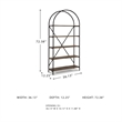 Signature Design by Ashley Galtbury Brown/Black Bookcase