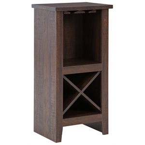 ashley furniture turnley brown wine cabinet