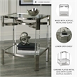 Signature Design by Ashley Chaseton Clear/Silver Accent Table