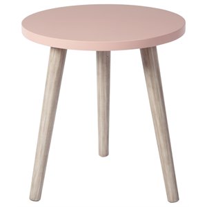 ashley furniture fullersen pink accent table