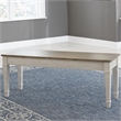 Signature Design by Ashley Skempton Wood Storage Bench in White & Light Brown