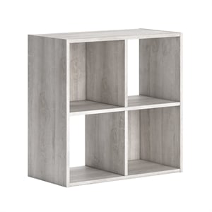 Ashley Furniture Paxberry Four CubeEngineered Wood  Organizer in Off White