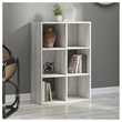 Ashley Furniture Paxberry Engineered Wood 6-Cube Organizer in White Wash