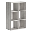 Ashley Furniture Paxberry Engineered Wood 6-Cube Organizer in White Wash