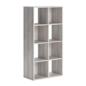 Ashley Furniture Paxberry Eight Cube Engineered Wood Organizer in White Wash