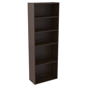 ashley furniture camiburg engineered wood bookcase in warm brown