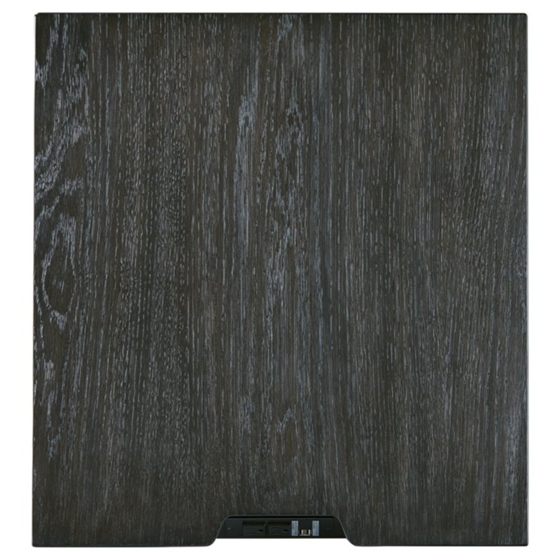 Ashley Furniture Forleeza Rectangular Wood End Table in Dark Gray T9493