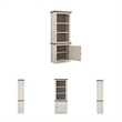 Ashley Furniture Havalance Right Wood Pier Cabinet in White Wash & Gray