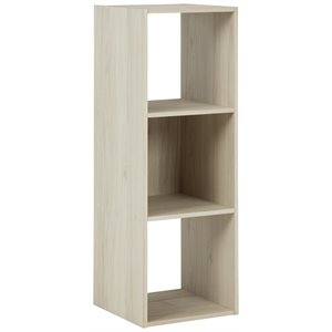ashley furniture socalle three cube engineered wood organizer in natural