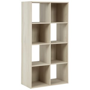 ashley furniture socalle eight cube engineered wood organizer in natural