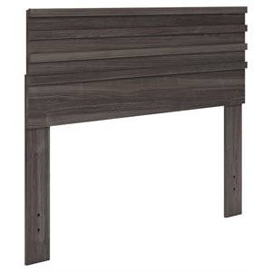 Ashley Furniture Brymont Full Panel Engineered Wood Headboard in Gray