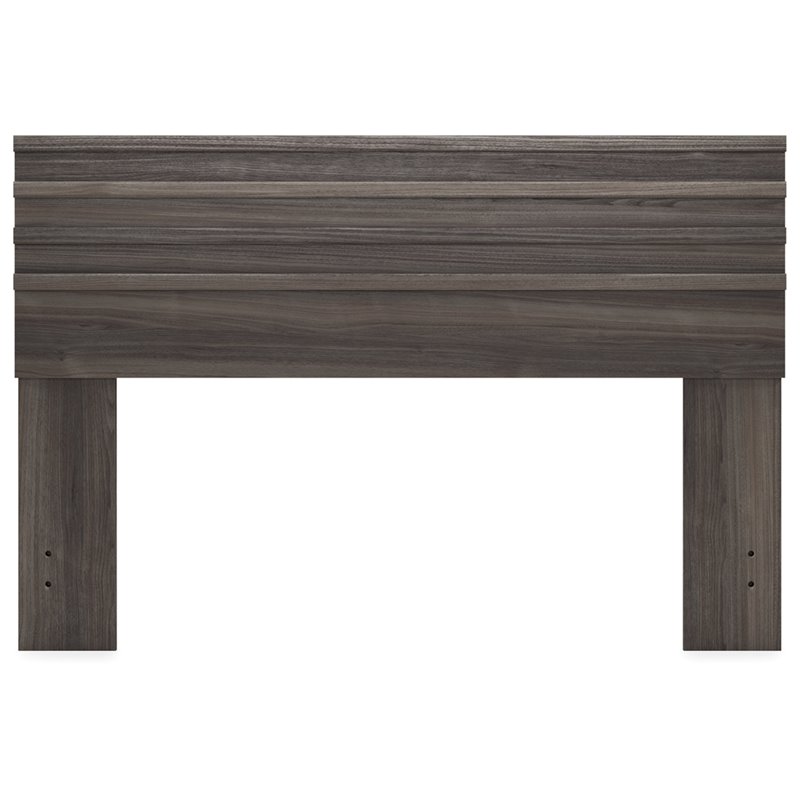 Ashley Furniture Brymont Queen Panel Engineered Wood Headboard in Gray