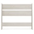 Ashley Furniture Socalle Twin Panel Engineered Wood Headboard in White Wash