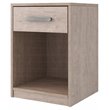 Ashley Furniture Flannia Gray One Drawer Engineered Wood Night Stand in Gray