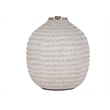 Signature Design by Ashley Jamon Single Ceramic Table Lamp in White & Beige