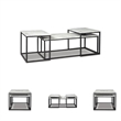 Signature Design by Ashley Donnesta Wood Occasional Table Set in Gray and Black