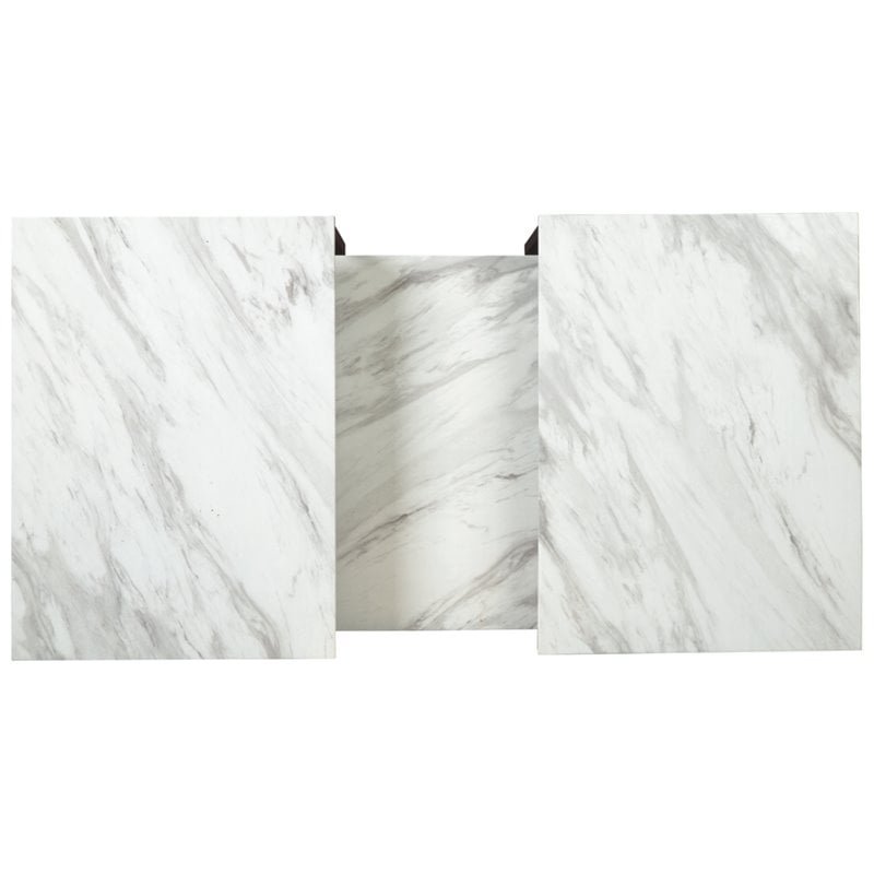 Signature Design by Ashley Donnesta Wood Occasional Table Set in Gray and Black