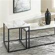 Signature Design by Ashley Donnesta Wood Occasional Table Set in Gray and Black